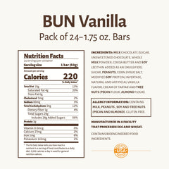 Close-up of vanilla nougat and milk chocolate for a creamy, satisfying bite
