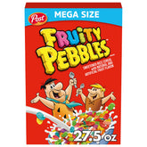 Pebbles Fruity PEBBLES mega box ready for family breakfasts and colorful mornings