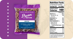 Pecan Nation maple pecans on salad add texture and flavor.