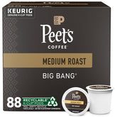 Peet's Big Bang four-box set with 88 K-Cups, ideal for weekly mornings.