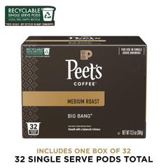 Peet's Big Bang citrus-aroma pod delivers bright morning notes