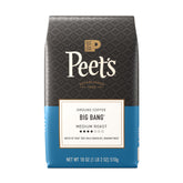 Peet's Big Bang ground coffee bag—18 oz, ideal for daily drip.