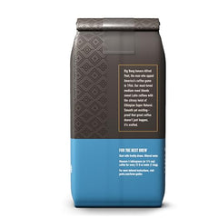 Peet's Big Bang ground coffee texture close-up reveals dark aromatic oils