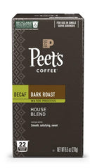 Peet's Decaf House Blend K-Cup closeup for everyday brewing and aroma.