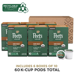 Peet's Organic Alma de la Tierra pod in hand for quick caffeine