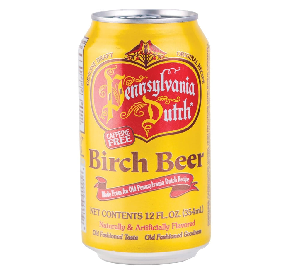Pennsylvania Dutch Birch Beer can pack for refreshing gatherings and family meals.