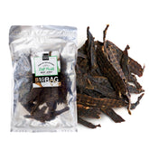 People's Choice Dill Pickle Beef Jerky bag close-up with tangy seasoning for a bold, on-the-go snack.