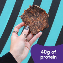 People's Choice Beef Jerky Naked 40g protein per package supports active days.