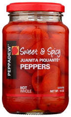 Peppadew peppers on salads and pizzas add color and a gentle kick.
