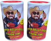 Pepper Belly Pete Flavor-Time bottle showing bold southern seasoning for meats and vegetables