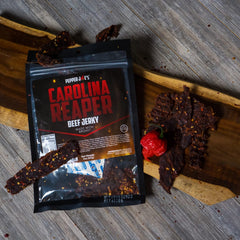 Pepper Joe’s premium brisket jerky slices look tender