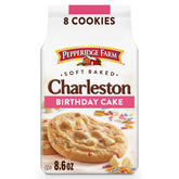 Pepperidge Farm Charleston Birthday Cake Cookies bag, ideal for gatherings.