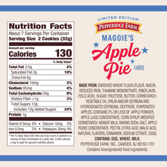 Pepperidge Farm cookie stack close-up showing buttery texture and apple notes