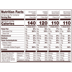 Pepperidge Farm Milano Milk Chocolate cookies in on-the-go snack pack