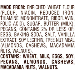 Thin crisp Pepperidge Farm Farmhouse Butter Pecan Cookies with melt-in-your-mouth feel