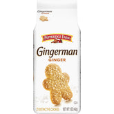Pepperidge Farm Gingerman cookies in classic gingerbread men shape offering a crisp bite