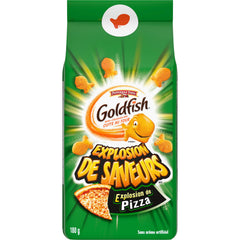 Pepperidge Farm Goldfish close-up of crunchy texture and seasoning benefit
