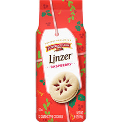 pepperidge farm front packaging showing 6-oz bag and holiday design, convenient gifting