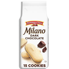 Pepperidge Farm Milano Dark Chocolate cookies on a plate, ideal with coffee