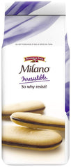 Pepperidge Farm Milano Double Dark Chocolate cookies pack, perfect for on-the-go snacking.