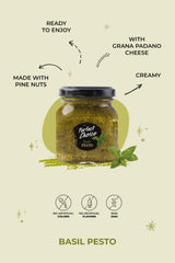 Perfect Choice Basil Pesto served on pasta for quick weeknight meals