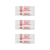 Perfect Stix iodized salt packets packaging closeup with sealed wrappers for sanitation.