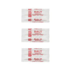 Perfect Stix iodized salt packets packaging closeup with sealed wrappers for sanitation.