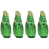 Perrier 11 oz glass bottle with lively bubbles for premium hydration