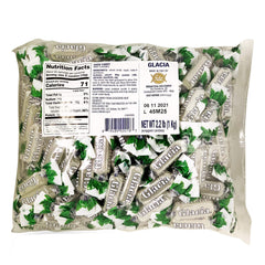 Perugina Glacia Mint candy bag displaying refreshing alpine-inspired flavor.