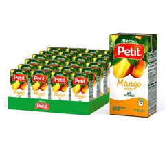 Petit Mango Nectar tetra pack 200ml for on-the-go refreshment.