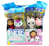 Pez Gabby’s Dollhouse 12-pack display, ideal for party favors.