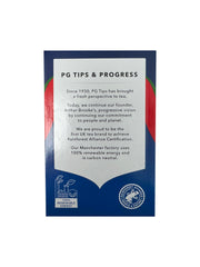 PG Tips decaf tea packaging on shelf highlighting value and convenience.