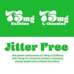 CLEAR CUT PHOCUS 75mg natural caffeine bottle closeup for steady focus