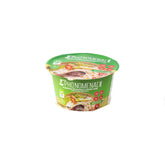 Pho'nomenal beef bowl ready to serve, quick dinner option.