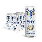 PHX Hydration Energy Blueberry Lemonade can for refreshing zero sugar hydration.