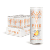PHX Hydration Energy Drink peach can for on-the-go refreshment and steady energy