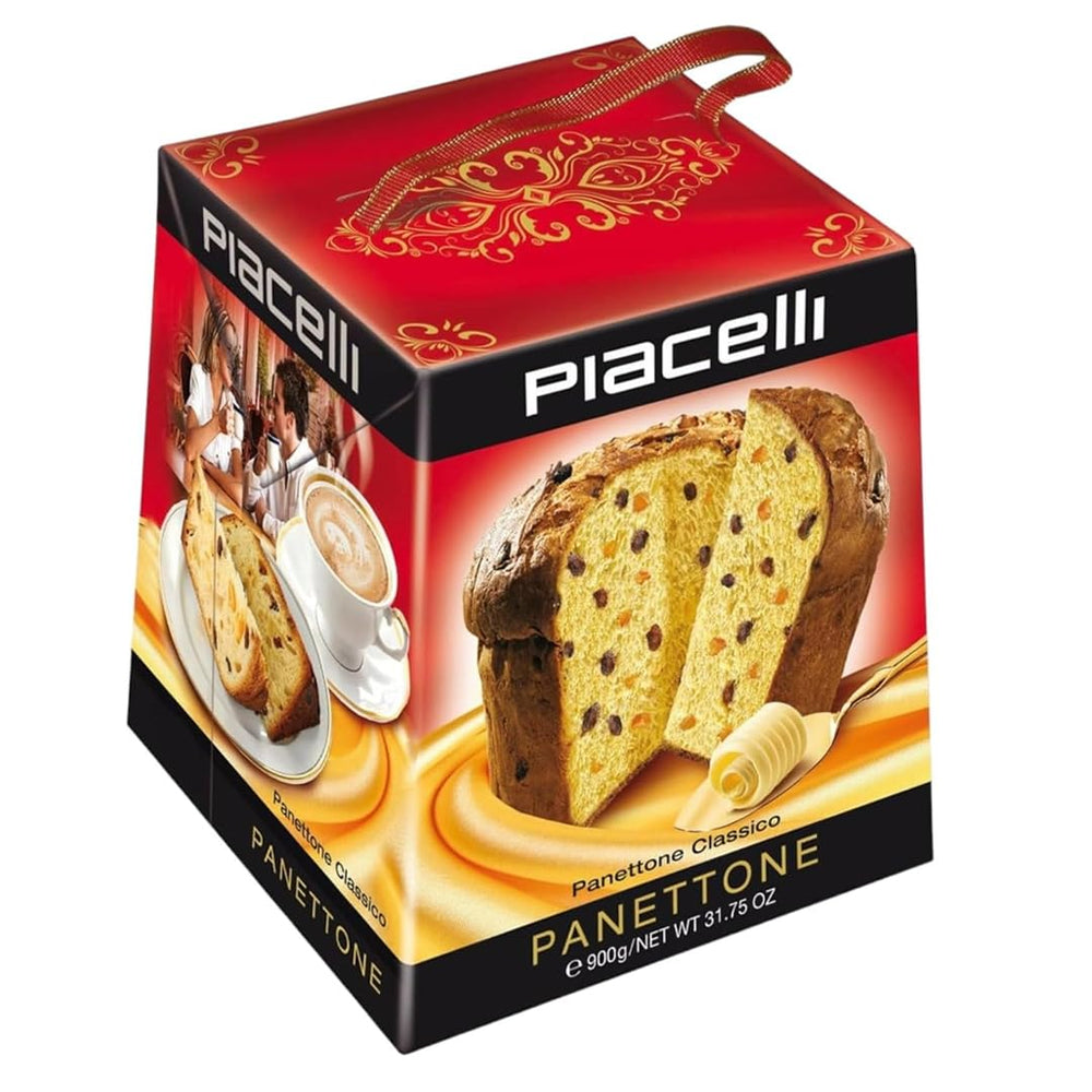 Piacelli classic panettone whole loaf ready to share at celebrations