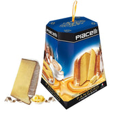 Piacelli Pandoro 750g star-shaped form as a festive centerpiece.