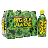 Pickle Juice Sports Drink demonstrates cramp-relief in about 60 seconds during activity.