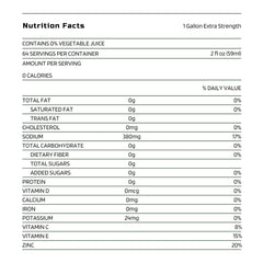 Pickle Juice Sports Drink label close-up highlights extra-strength formula