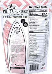 Pili Hunters pink Himalayan salt pili nuts showing crunchy texture and color
