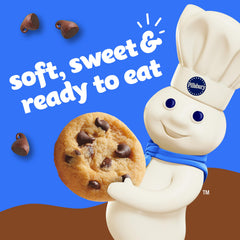 Pillsbury Mini Soft Baked Cookies open packaging display for on-the-go