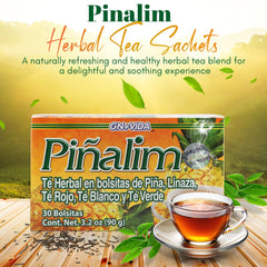PIÑALIM pineapple tea brewed cup shows a rich, inviting aroma.