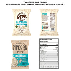 Pipcorn 24-pack individually wrapped snacks perfect for family sharing.