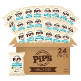 Pipcorn heirloom sea salt mini popcorn 1oz bag ideal for on-the-go snacking.