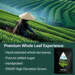 Pipi Tea smooth floral honey notes shine without added sweeteners.