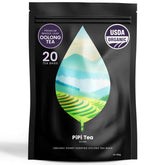 PiPi Tea Organic Oolong Tea Bags packaging close-up for gifting