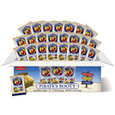 Pirate's Booty aged white cheddar puffs in bag, ideal for on-the-go school snacks