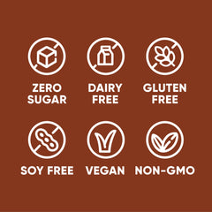 Pirq plant-based shake ingredients spread highlights 25 superfoods for daily nutrition