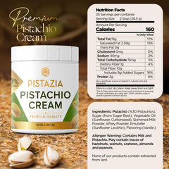 Authentic Gaziantep pistachios label on Pistazia spread.